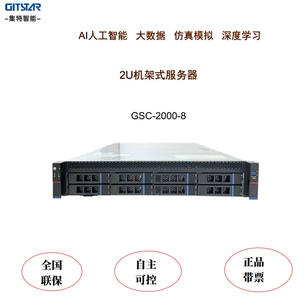 集特(GITSTAR) 机架式服务器GSC-200至强第三代可扩展系列处理器