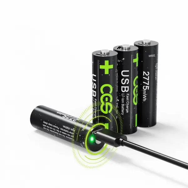 CES厂家通过MicroUSB快电5号锂电池1.5V恒压输出高效循环1000+使用方便电力持续强劲