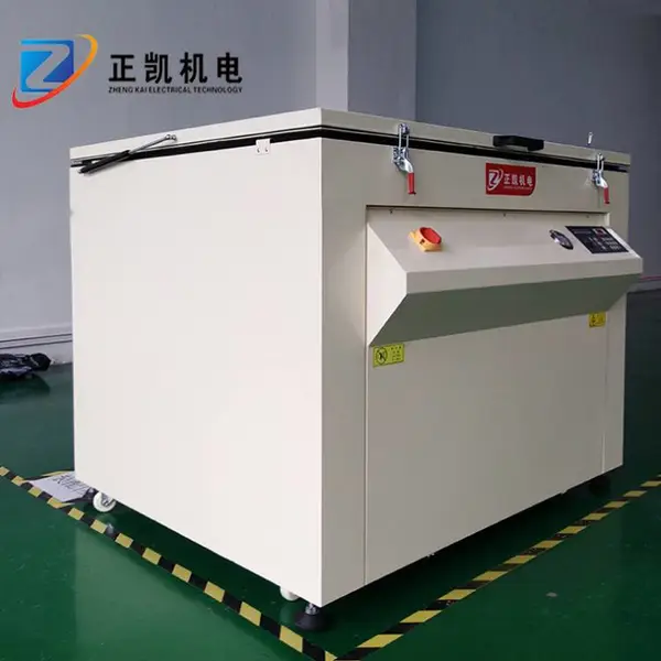 LED平行光晒版机ZKUE-3A用于晒印PS版紫外线真空丝网晒版设备
