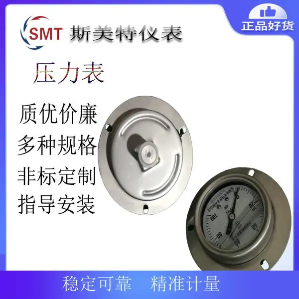 斯美特压力表\Y-100ZT\1.6级\0-0.6MPa\M20×1.5