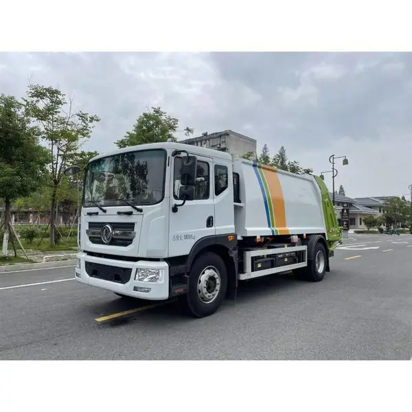 东风D9新能源压缩垃圾车 纯电动垃圾清运车 宁德时代电池续航里程长