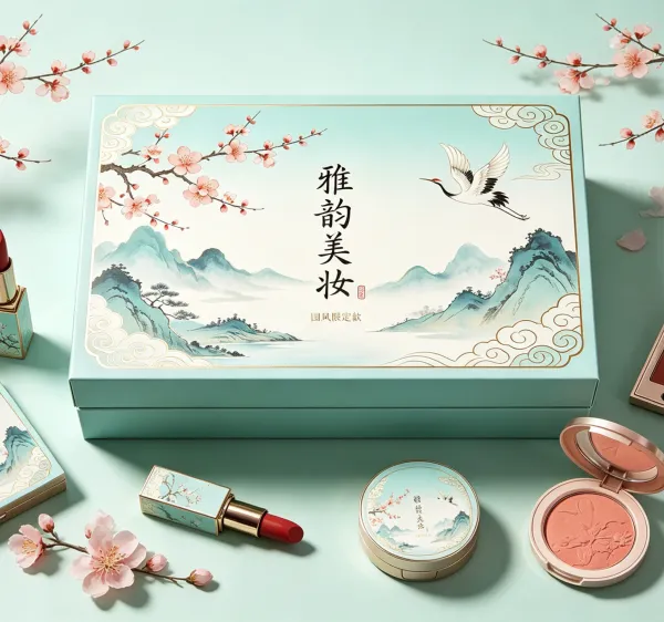 国风美妆礼盒包装印刷制作案例分享