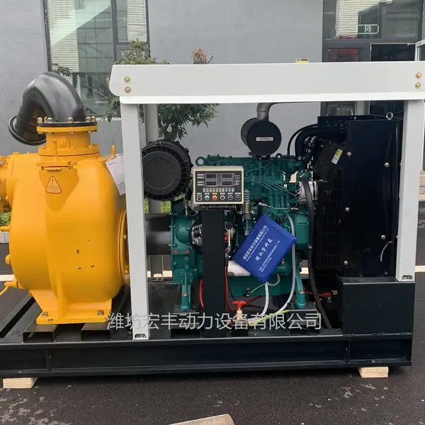潍柴柴油机排污泵 柴油机无堵塞排污泵 3寸污水泵 排污泵