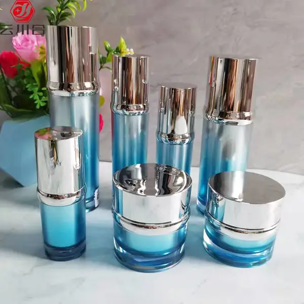 化妆品分装瓶 膏霜瓶 面霜瓶 乳液瓶 精华瓶 精油瓶 双层亚克力瓶 塑料空瓶