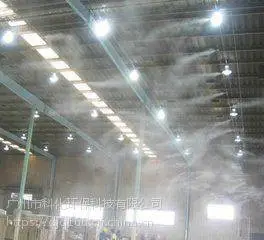 建材分练车间粉尘治理高压雾化喷雾除尘设备扬尘处理环保设备