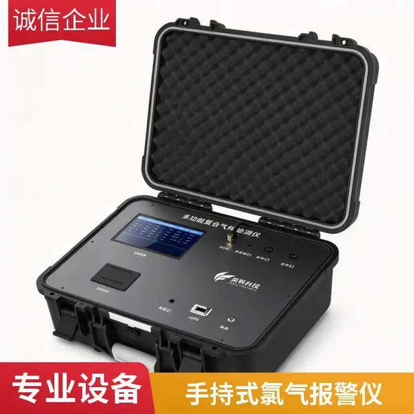 便携式氯气报警仪 手持式检测仪 化工厂应急 救援队专用 带泵吸