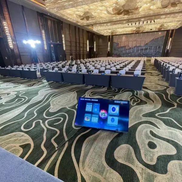 大连会议提词器租赁公司-会展电视出租-可带支架可壁挂