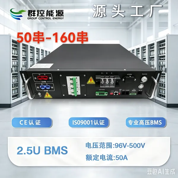 50A 带中线高压BMS 96-600V 工商业光伏电站储能CE认证 源头厂家