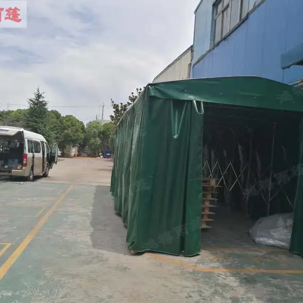 苏州虎丘雨棚/苏州虎丘推拉雨棚定做/苏州物流移动蓬/仓储活动雨棚报价
