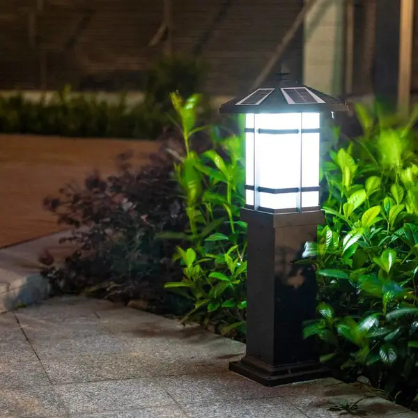 樊灯673LED户外柱头灯大门柱子庭院景观花园别墅室外墙防水院子围墙太阳能