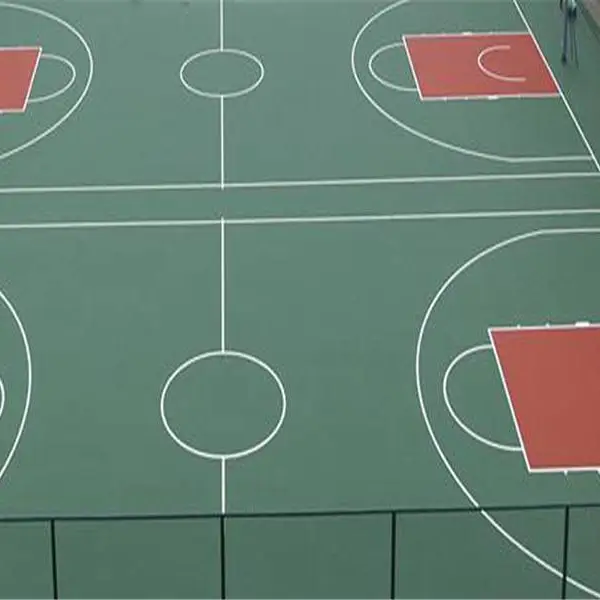 硅pu球场 全塑型体育场塑胶跑道 混合型操场场地铺设工程