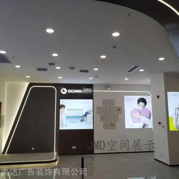 设计制作商场装修 高端店面展柜定制 实木烤漆柜台