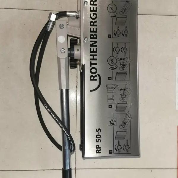 供应罗森博格一体式手动试压泵RP-50,输出压力 0-60ba