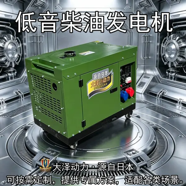大泽动力20kw汽油发电机全自动启停无人值守