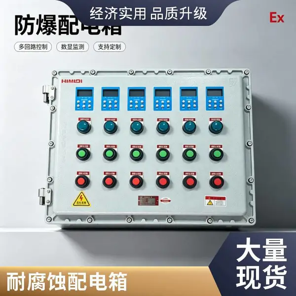 防爆动力配电箱 油库泵房铝合金隔爆型多路开关控制电箱