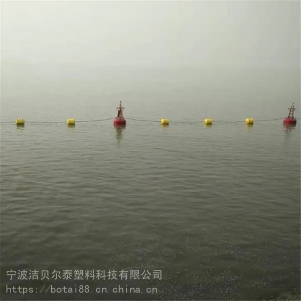 海上圆柱形塑料浮体水源地拦船浮标详细介绍