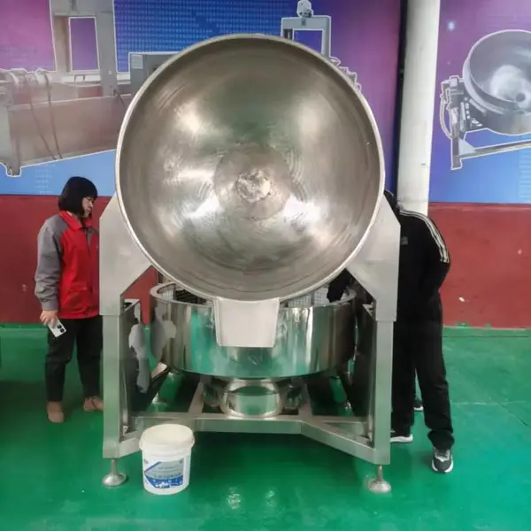 大型食堂炒菜机 预制菜加工设备 全自动行星搅拌炒锅