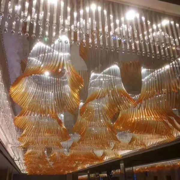 樊灯G30艺术吊灯大型酒店工程水晶宴会厅定制大堂灯具