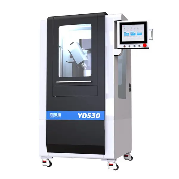 五轴玉石茶壶摆件数控雕刻机_YD530五轴精雕机 玉鼎雕刻机厂家