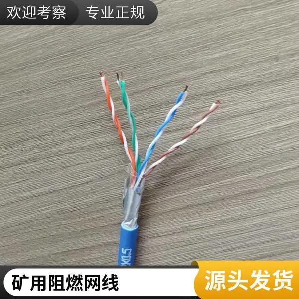 津缆线缆 矿用阻燃网线 MHYV8*2*0.5 MHYVRP-1*4*7/0.52信号线缆