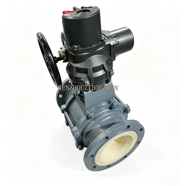 VQ941TC-16C DN150 电动V型陶瓷球阀 煤粉 干灰石膏浆液电动陶瓷球阀