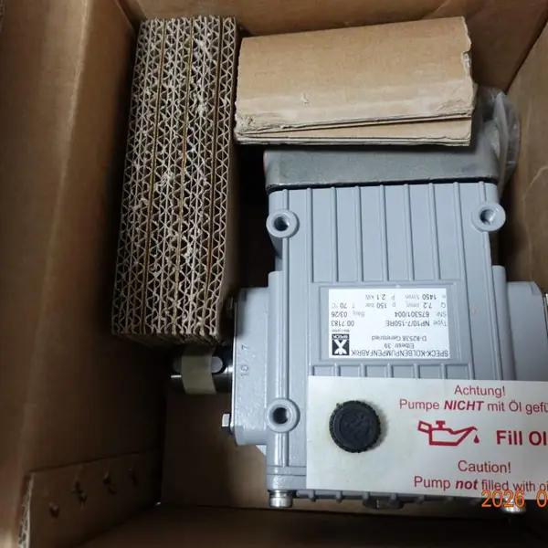 SPECK NP 10/7-150 高压柱塞泵 150bar 7.2L/min 工业级