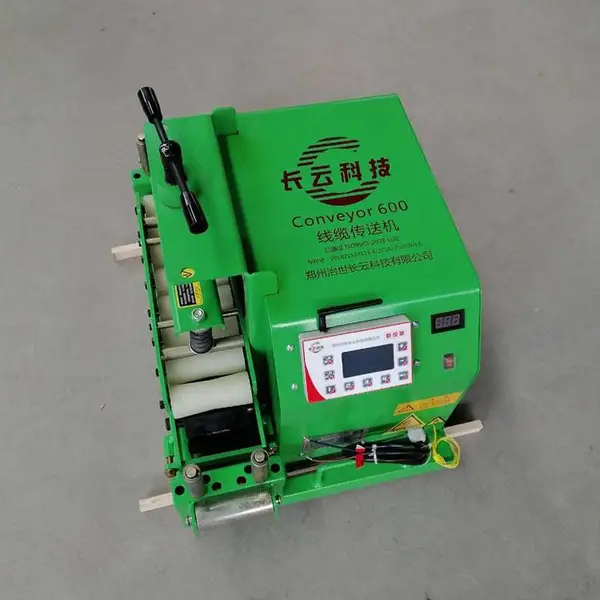 电缆输送机600型 桥架电缆敷设机传送机900型 施工视频