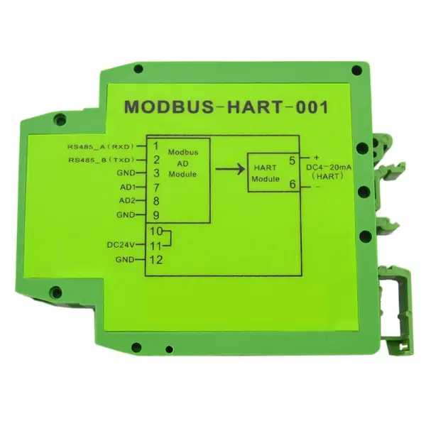 MODBUS转HART协议转换器 485转HART MODBUS-HART-001