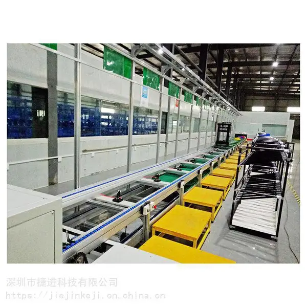 风扇生产线 LED老化线 链板式输送家电制造厂家总装线厂区规划