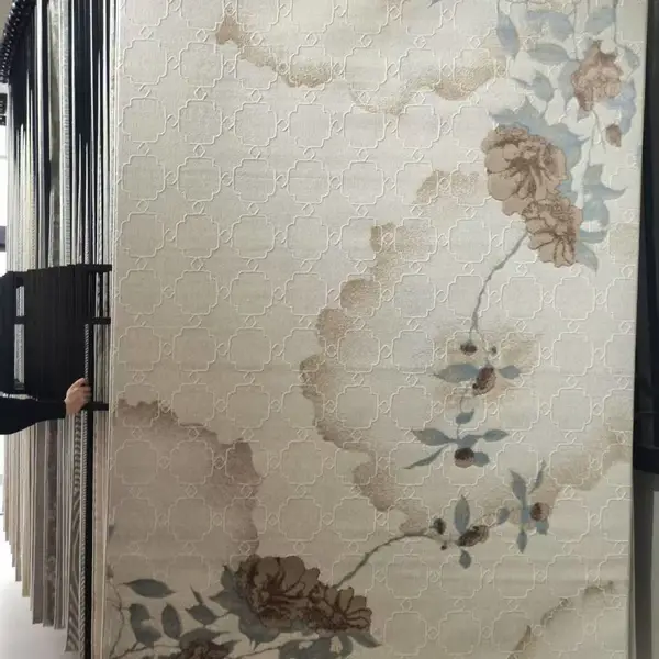 简约花纹机织现代简约百搭家居地毯舒适易清洗客厅卧室书房地毯