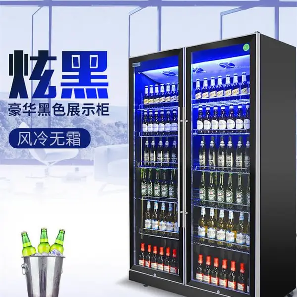 好雪尔商用展示柜 JC1100LF2无边款饮料展示柜 风冷饮料陈列柜