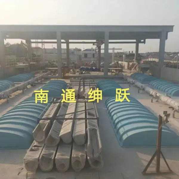 供应绅跃牌玻璃钢拱盖污水池盖板化粪池集气罩