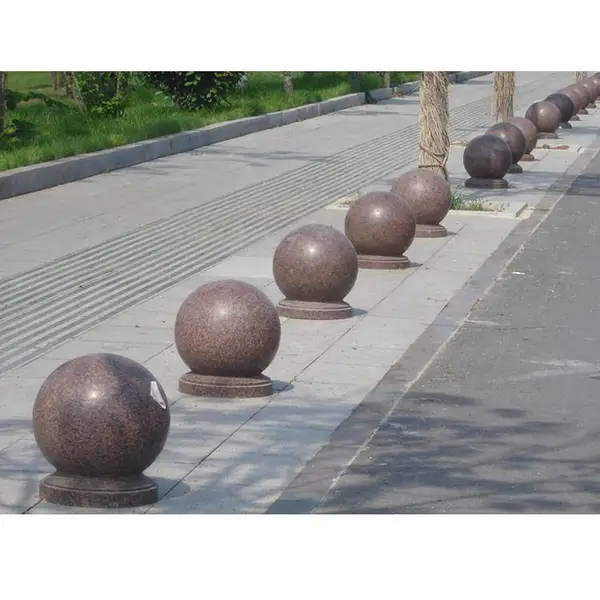 路口路障石批发 公园挡路石 广场拦路石 景区阻路石 景点止路石