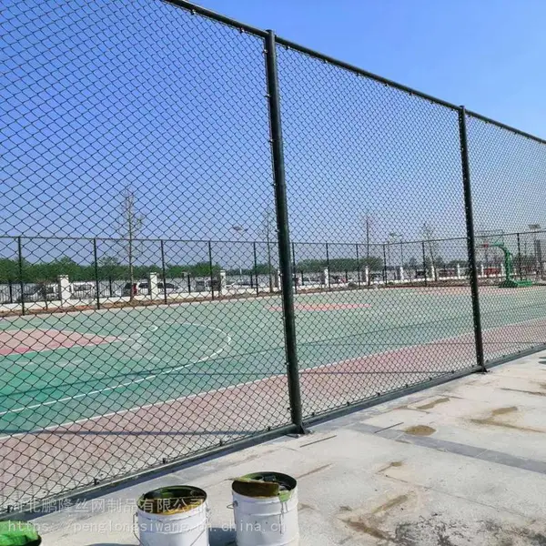 口字型球场围网 羽毛球场围栏 球场围栏定制 河北鹏隆丝网