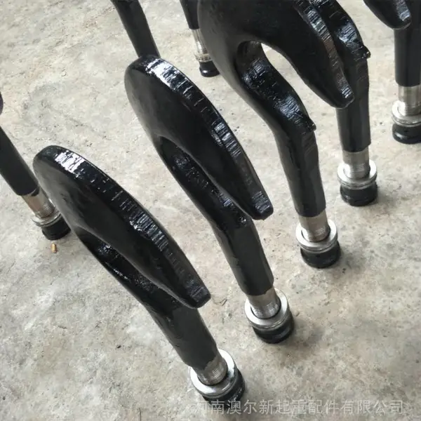 起重机下钩钩头带帽 单梁行吊钩子 大型吊钩双钩钩头