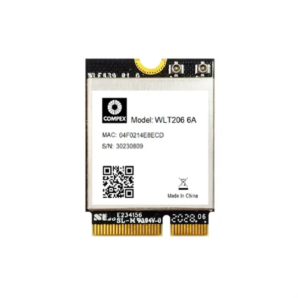 WLT206 QCA2062 Dual Band 2.4GHz/5GHz WiFi + BLE 5.1 M.2