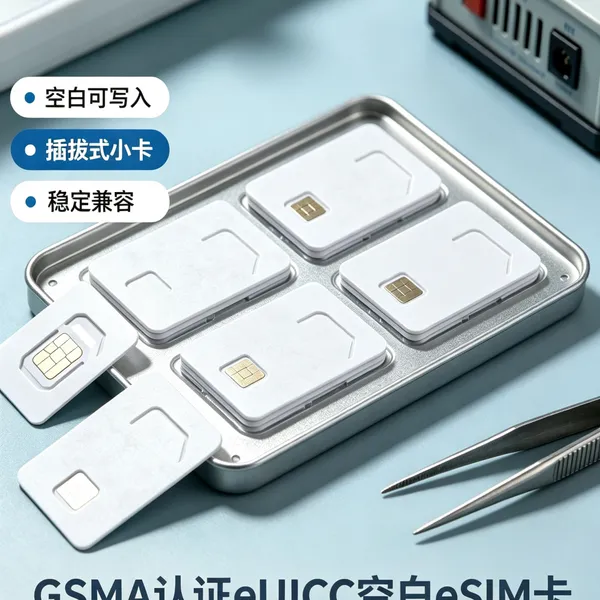 空白 eSIM 卡 eUICC 可擦写卡 支持 5ber/eSTK 写号 智能手表手机通用