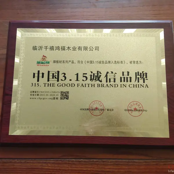 中国3.15诚信品牌