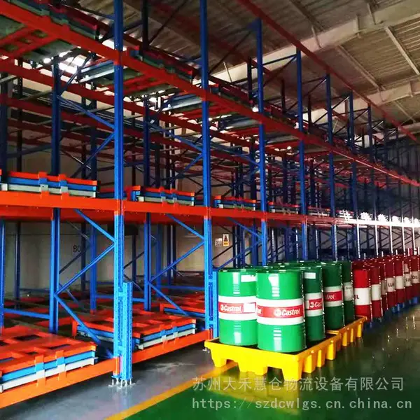 压入式重型货架驶入式货架仓库多功能储物货架工厂专用可调节冷库食品多层储物架