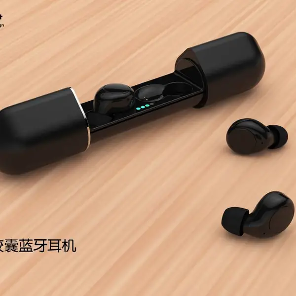 无线,入耳式,蓝牙耳机,工业设计,原创,TWS,3C产品,外观设计,结构,新款
