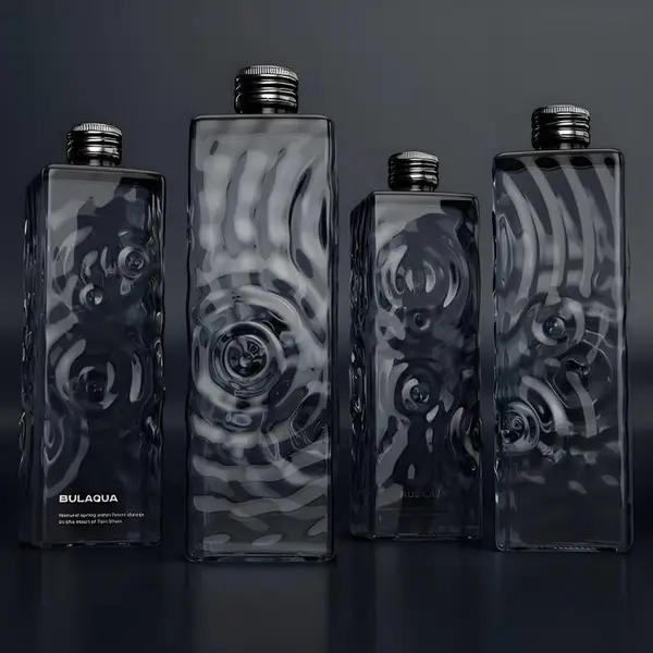高端矿泉水瓶型设计服务 饮料包装全案设计 苏打水私模瓶型定制