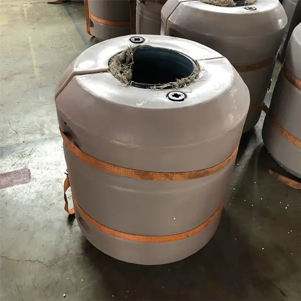 增加浮力使用管道浮筒 聚乙烯海洋漂浮塑料桶参数