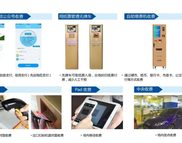 停车场系统车牌识别一体机二维码收费系统LCD显示屏停车场挡车器车牌识别系统车辆车牌识别管理系统道闸管