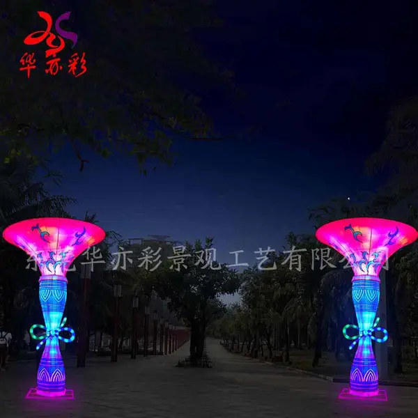 大型户外节日春节新年彩灯花灯制作定制装饰方案免费设计策划