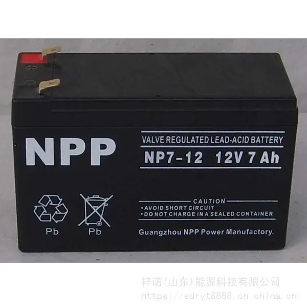 NPP��������NP12-7Ǧ����ά��12V7AHӦ������UPS���׵�Դϵͳ