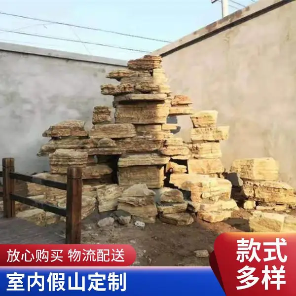 塑石假山 仿真假山 水产养殖 池边造景 耐水泡 山东厂家