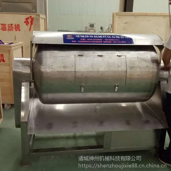 诸城神州鸭肠清洗机 采用滚筒清洗机的原理 省工省时
