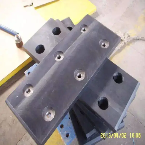 工程塑料合金MGE/MGA/MGB滑块梁体平移 建筑体平移350mm*800mm*35mm