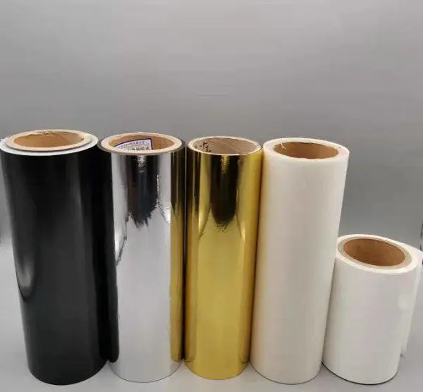 丰贝薄膜PET预涂膜热熔胶膜商标覆膜铜版纸护卡膜