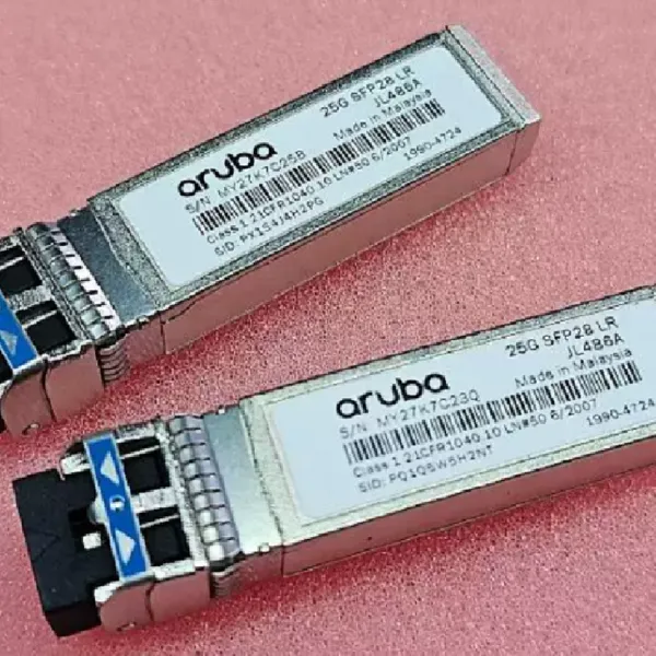 JL486A HPE Aruba Networking 25G SFP28 LC LR 10km SMF Transceiver 光模块